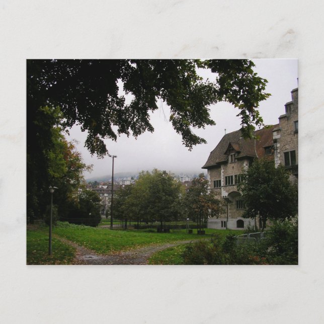 Postal Zúrich, Suiza (Anverso)