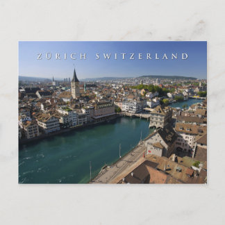 Postal zurich suiza cityscape