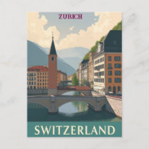 Zurich Suiza Viaje de Vintage