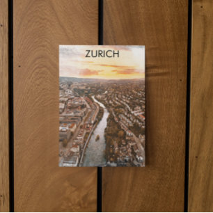 Postal Zúrich, Suiza Vista de la ciudad de Europa