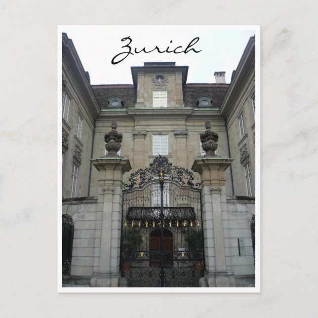 Postal zurich universitario (Anverso)