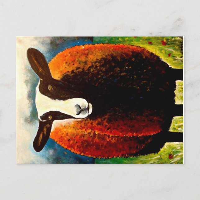 Postal Zwartbles (Anverso)