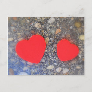 Postal zwei Herzen dos corazones