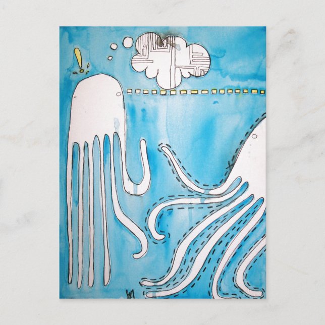 Postales 1 de la charla del calamar (Anverso)