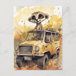 Postales africanas de Safari Meerkat