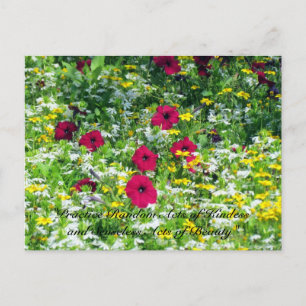 Postales aleatorias de amabilidad - Flores silvest