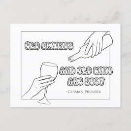 Postales alemanas de color proverbio