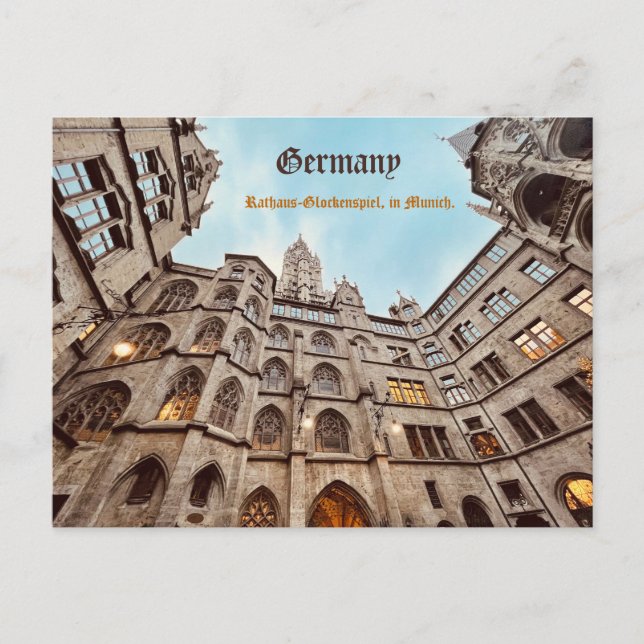 Postales alemanas de Múnich, personales (Anverso)