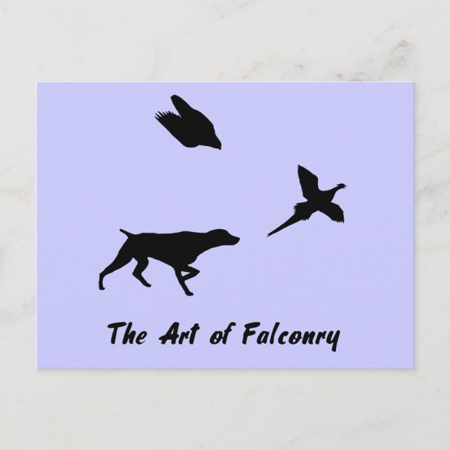 Postales alemanas de Shorthair y Falconry (Anverso)