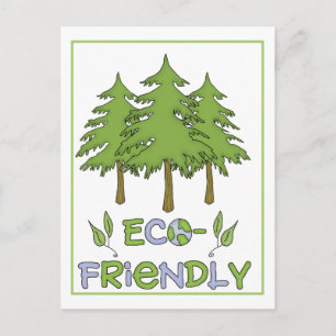 Postales amigables con los ecológicos