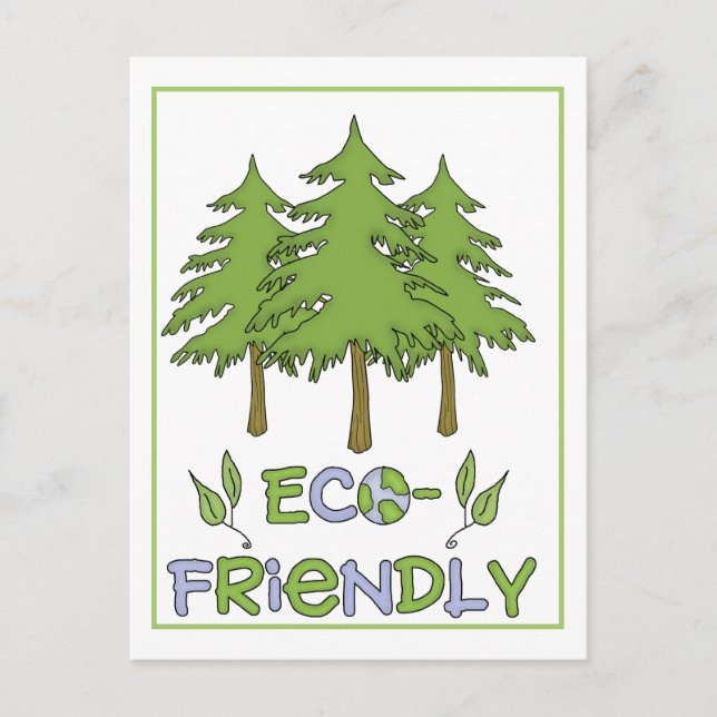 Postales amigables con los ecológicos (Anverso)
