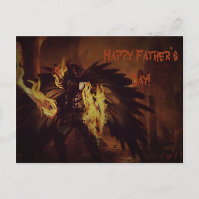 Postales Angel del Día del Padre (Anverso)