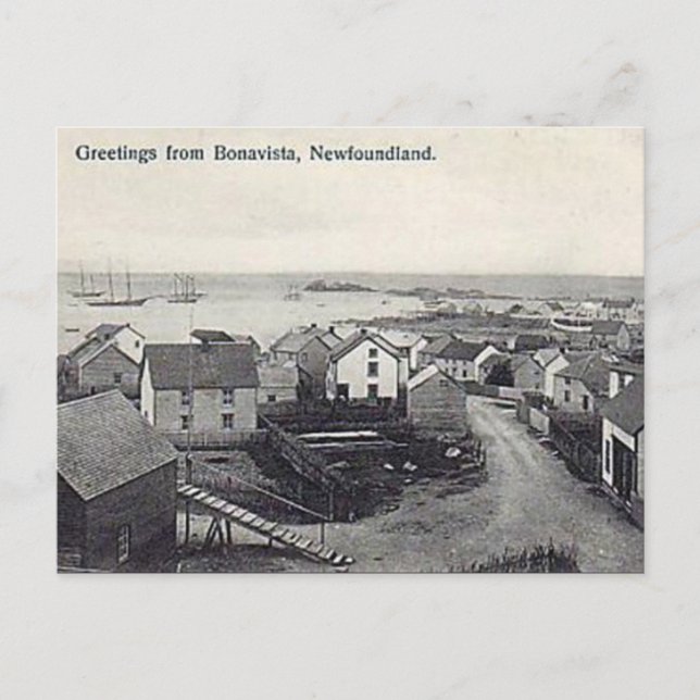 Postales antiguas - Bonavista, Terranova (Anverso)