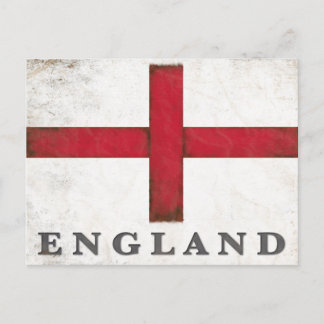 Postales antiguas con sucia bandera inglesa antigu