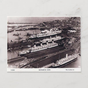 Postales antiguas - Docks Southampton
