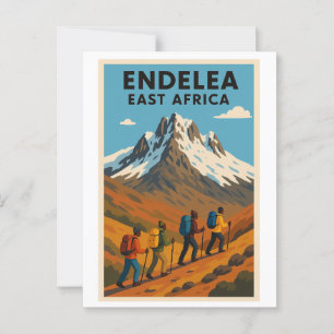 Postales antiguas - Monte Kenia - África Oriental