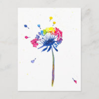 Postales arcoiris coloridas