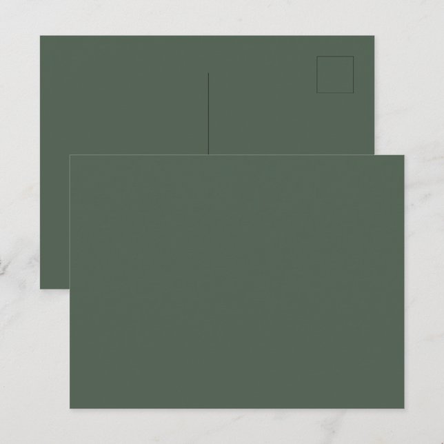 Postales brillantes de Ashwood Moss para mensaje e (Anverso / Reverso)