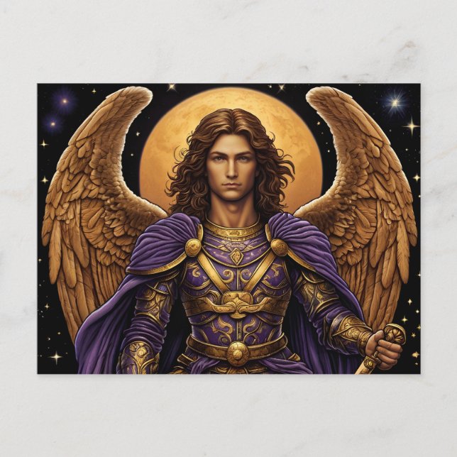 Postales católicas de Michael Archangel (Anverso)