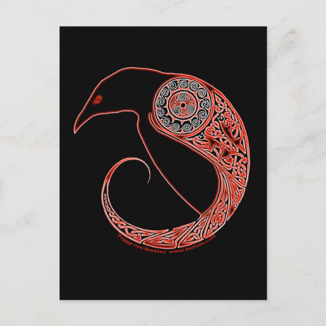 Postales celtas de Morrigan Raven (Anverso)