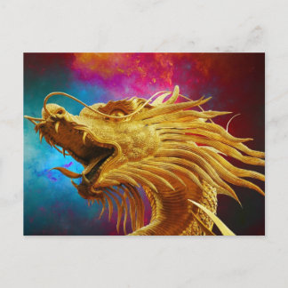 Postales coloridas de Dragon