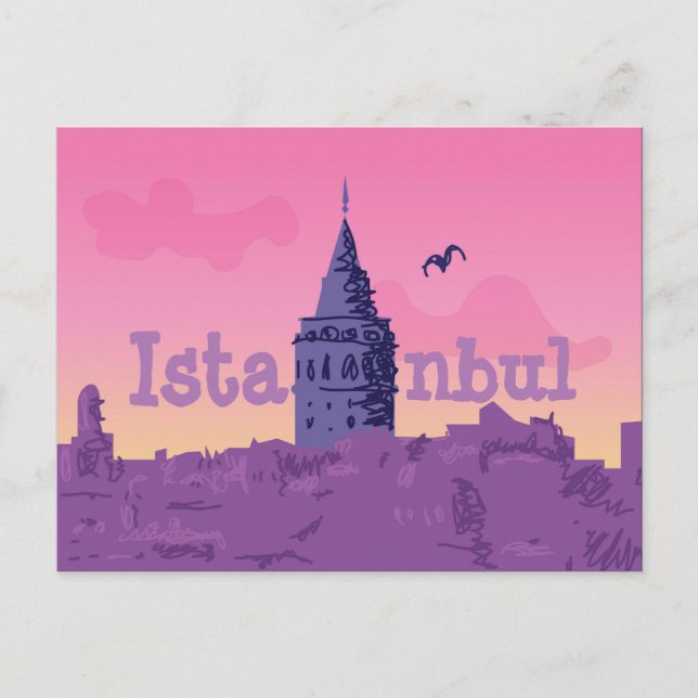 Postales coloridas de Estambul (Anverso)