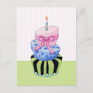 Postales coloridas para pasteles