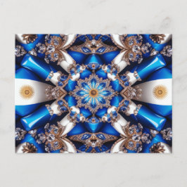 Postales con diseño de colores argentinos