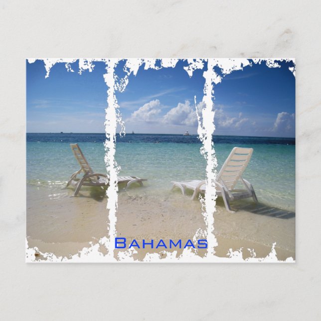 Postales con problemas en Bahamas (Anverso)