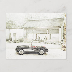 Postales convertibles Corvettes de 1957