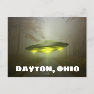 Postales DAYTON OHIO SPACESHIP UFO ART