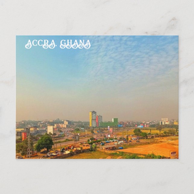 Postales de Accra Ghana (Anverso)