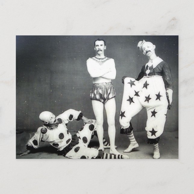Postales de Acrobat y Payasos (Anverso)