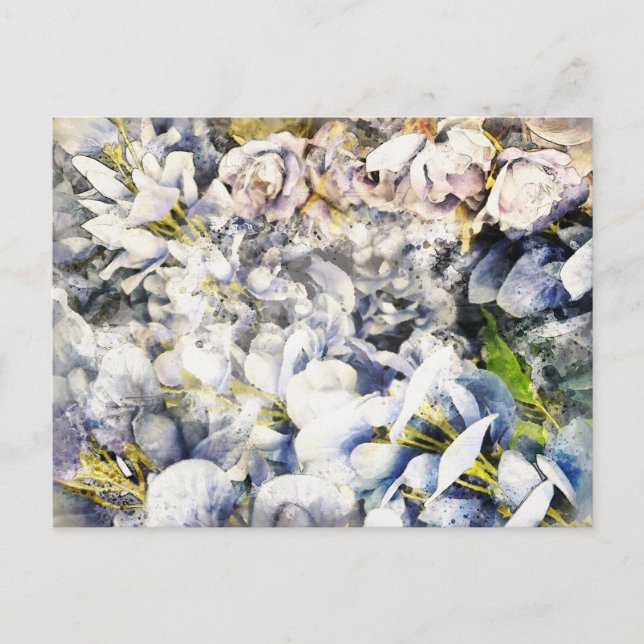 Postales de acuarela floral 4 (Anverso)