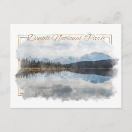 Postales de agua de Denali Alaskan