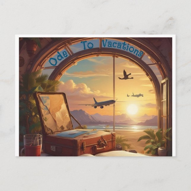 Postales De AI Ode To Vacations (Anverso)
