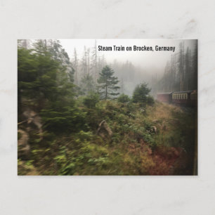 Postales de Alemania para el tren de vapor