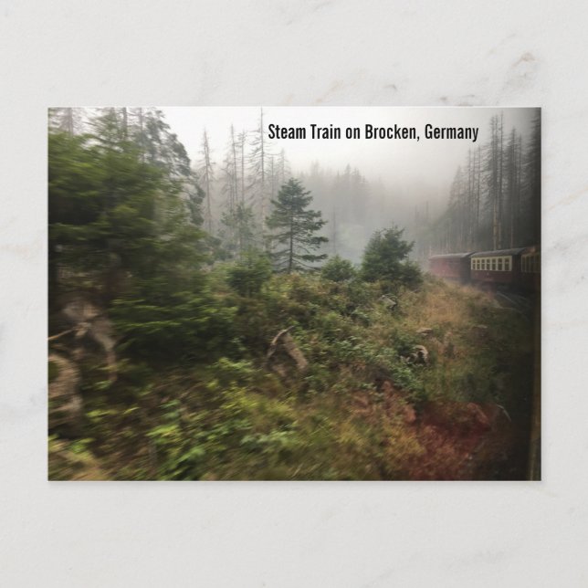 Postales de Alemania para el tren de vapor (Anverso)