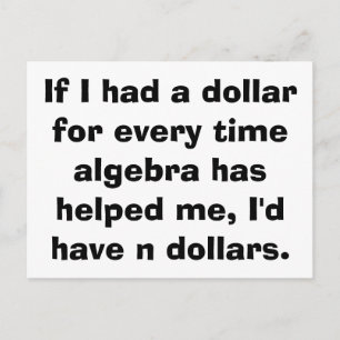 Postales de álgebra matemática
