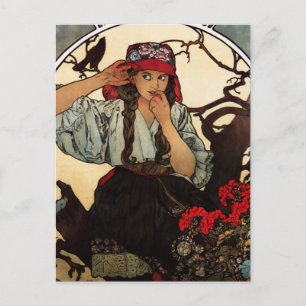 Postales de Alphonse Mucha Moravian Teachers