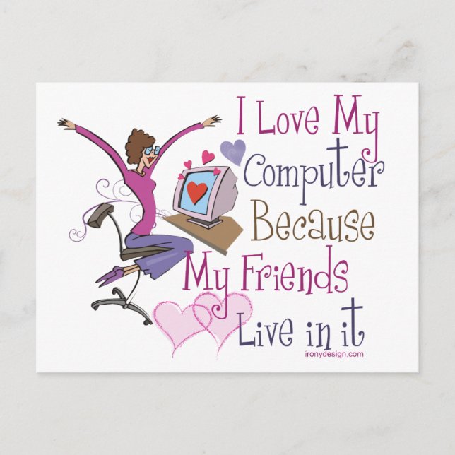 Postales de amigos en línea (Anverso)
