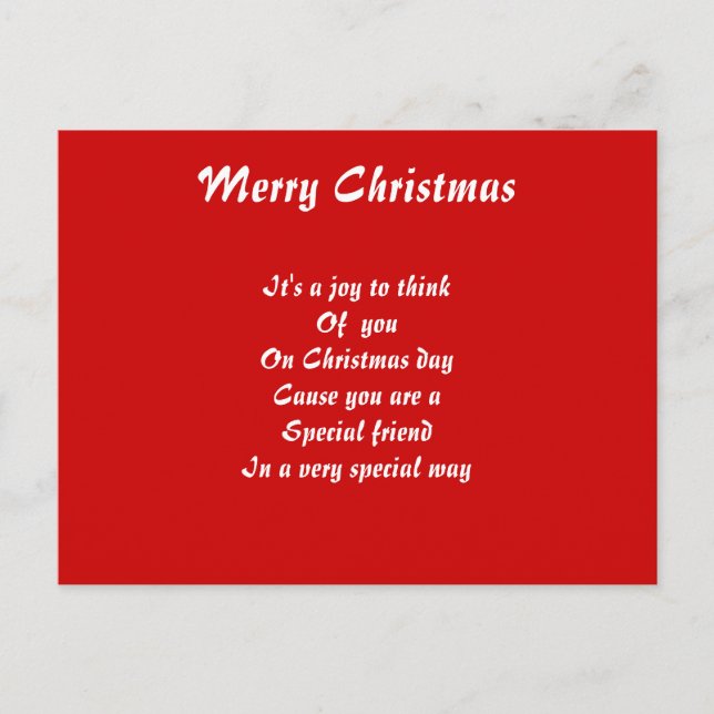 Postales de amigos especiales (Anverso)