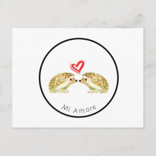 Postales de amor de Hedgehog