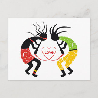 Postales de amor de Kokopelli