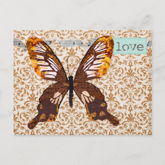 Postales de amor para la mariposa de oro Damask