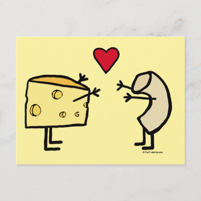 Postales de amor para macarrones y queso (Anverso)