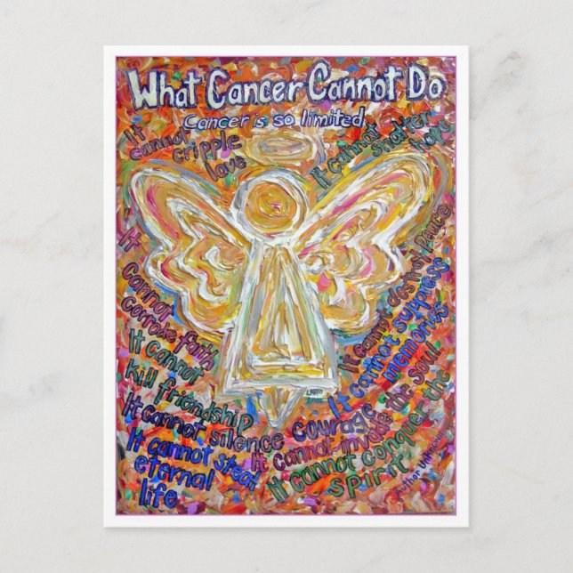 Postales de ángel de cáncer del suroeste (Anverso)