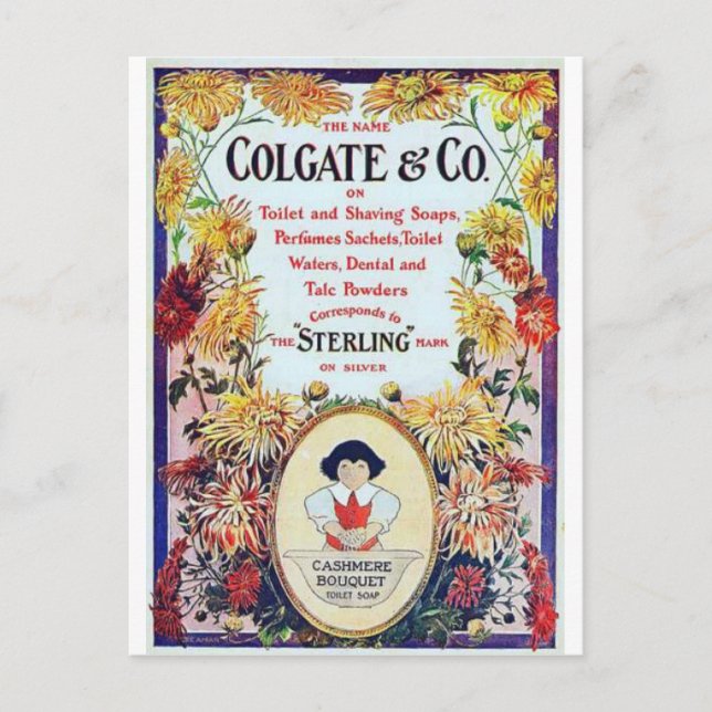 Postales de anuncios de belleza vintage (Anverso)