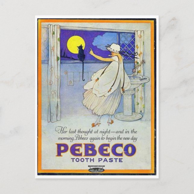 Postales de anuncios de belleza vintage (Anverso)