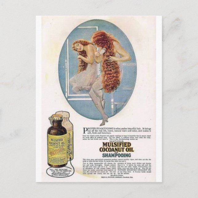 Postales de anuncios de belleza vintage (Anverso)